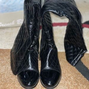 Black Womens Over the knee boots